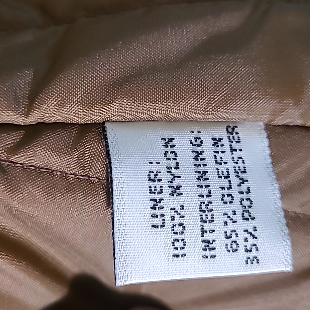 London Fog Womens 10 Petite Tan Button Up With Liner Long Trench Rain Coat — image 8 of 8